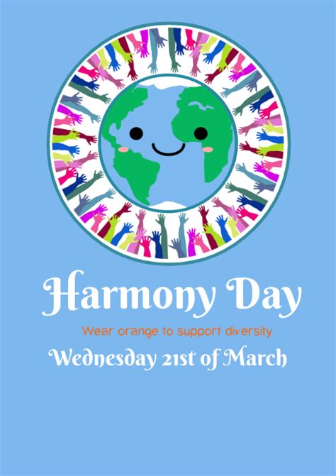 Copy of Harmony Day Poster | PosterMyWall