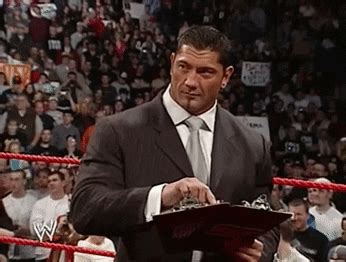 Dave Bautista Batista GIF by WWE - Find & Share on GIPHY