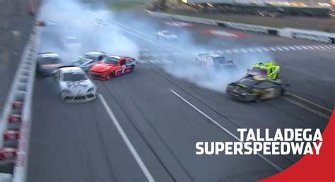 11 cars involved in late wreck at Talladega | NASCAR