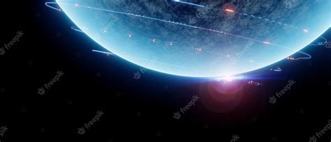 Premium Photo | Planet earth hologram, for technology background