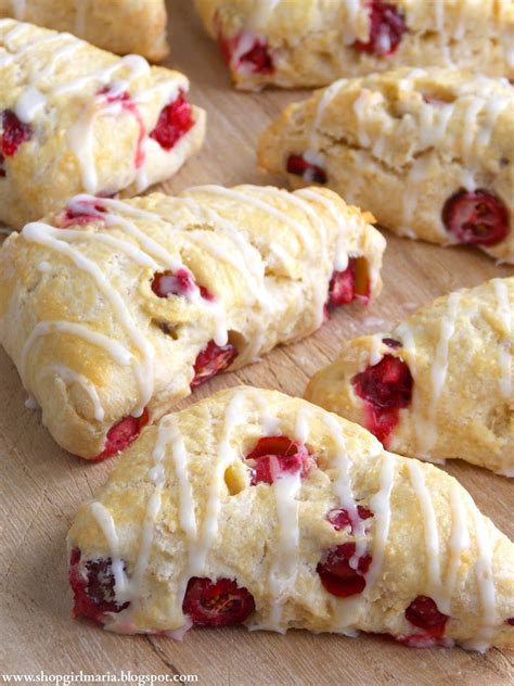 Shopgirl: Fresh Cranberry Mini Scones | Cranberry recipes, Sweet recipes, Mini scones