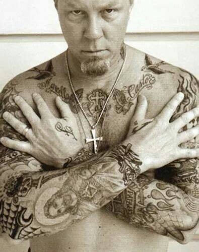 James Hetfield-Metallica | Heavy metal tattoo, Metal tattoo, James hetfield