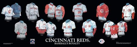 Cincinnati Reds Uniform/Jersey Baseball Poster by Nola McConnan | The ...