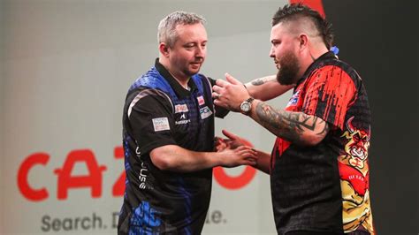 Darts Players Championship: Gerwyn Price and Michael Smith among big-name casualties in Minehead ...