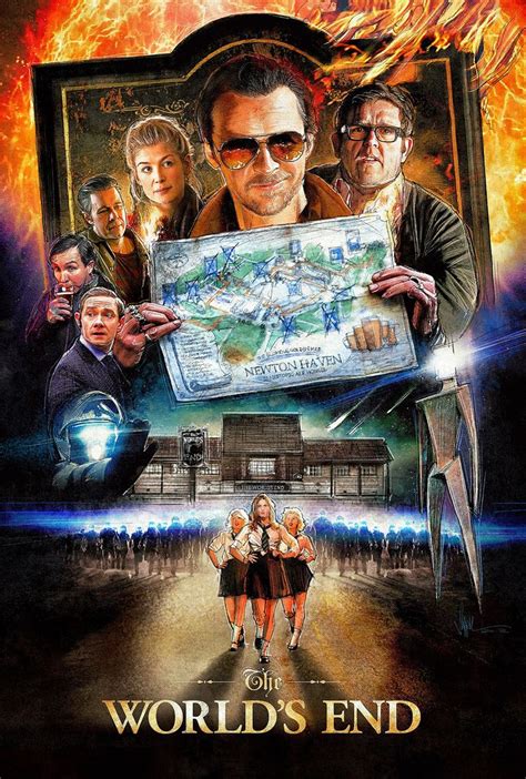 The World's End - An Illustrated Film Poster — PAUL SHIPPER STUDIO ...