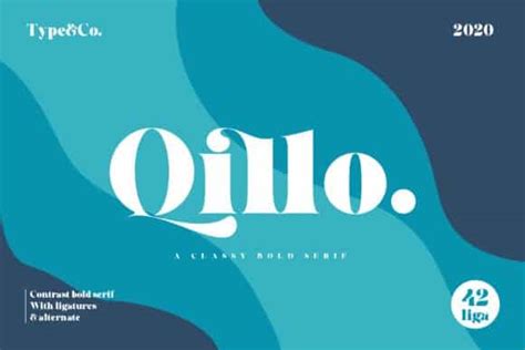 Qillo Serif Font Free - All Free Fonts