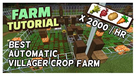 Minecraft Villager Automatic Farm