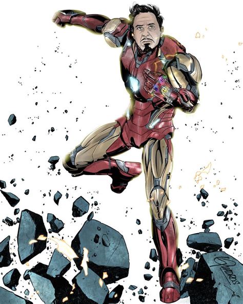 Iron Man Endgame 2 by https://www.deviantart.com/georgequadros on @DeviantArt | Iron man art ...