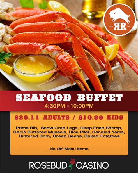 Seafood Buffet — Rosebud Casino