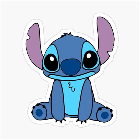 'cute lilo & stitch drawing' Sticker by ananyaz04 | Stitch drawing, Lilo and stitch, Stitch disney