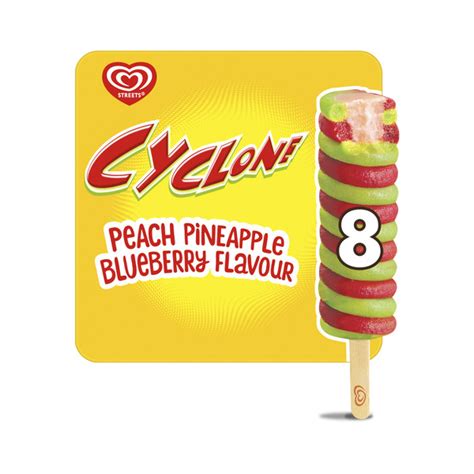 Buy Streets Paddle Pop Cyclone Ice Cream Sticks 8 pack 688mL | Coles