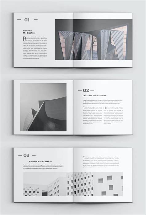 Modern Architecture Brochure Template InDesign | Diseño de libros, Diseño portafolio ...