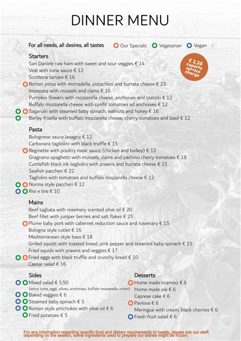 Carte et Menus 2024 - Soul Kitchen à Venise | TheFork