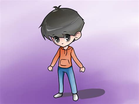 How to Draw a Chibi Boy (with Pictures) - wikiHow