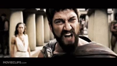 This is Sparta! - 300 (1/5) Movie CLIP (2006) HD on Make a GIF