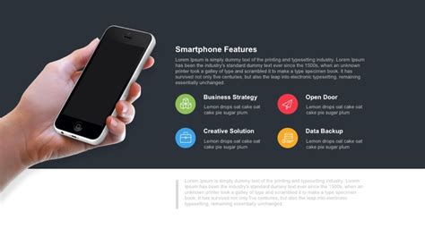 Smartphone Features Template for PowerPoint & Keynote - Slidebazaar