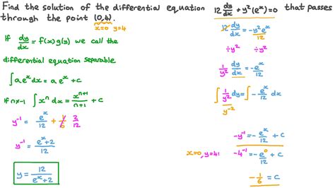 39 differential equations worksheet with answers - Worksheet Master