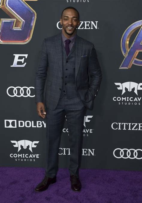 Anthony Mackie (Falcon) @Avengers Endgame L.A. premiere - Avengers ...