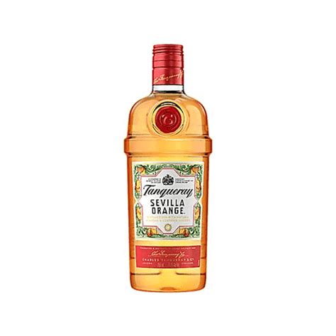 Tanqueray Sevilla Orange (Distilled Gin with Natural Flavors and Certified Colors) , 82.6 Proof ...