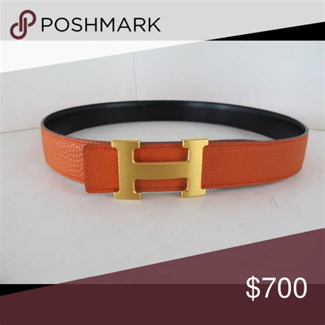 Hermes- Orange belt with gold buckle. | Hermes orange, Hermes accessories, Belt