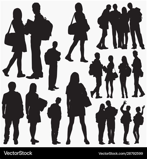 Student Vector Silhouette