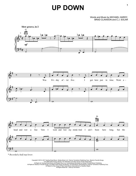 Morgan Wallen Up Down (feat. Florida Georgia Line) Sheet Music Notes, Chords | Sheet music notes ...