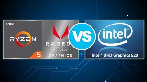 AMD Radeon RX Vega 8 vs Intel UHD Graphics 620 - the Vega 8 is nearly ...