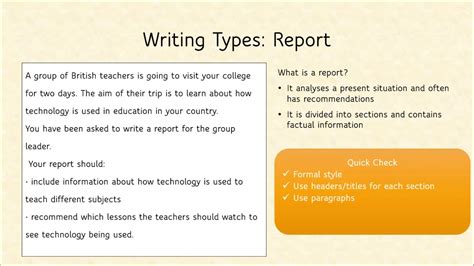 FCE Report Writing - YouTube