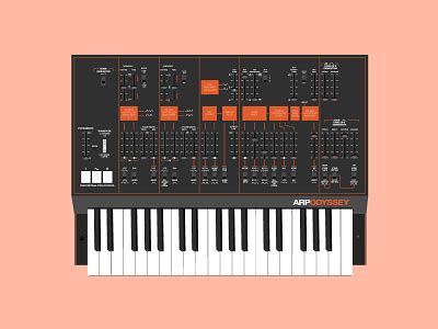 Arp Odyssey Synthesizer by Noah Smith on Dribbble