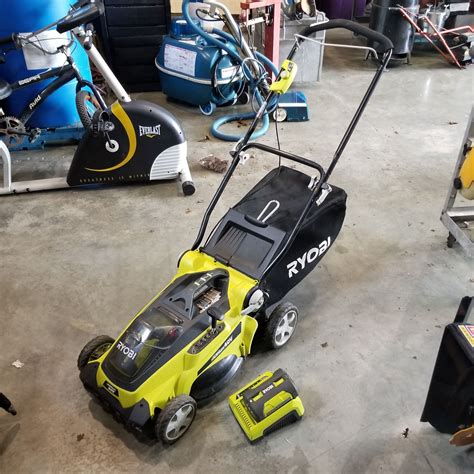 Ryobi Lawn Mower With 2 Batteries at Ryobi Lawn Mower