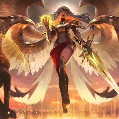 Transcended Kayle, Splash Art, LoL, 8K, #42 Wallpaper PC Desktop