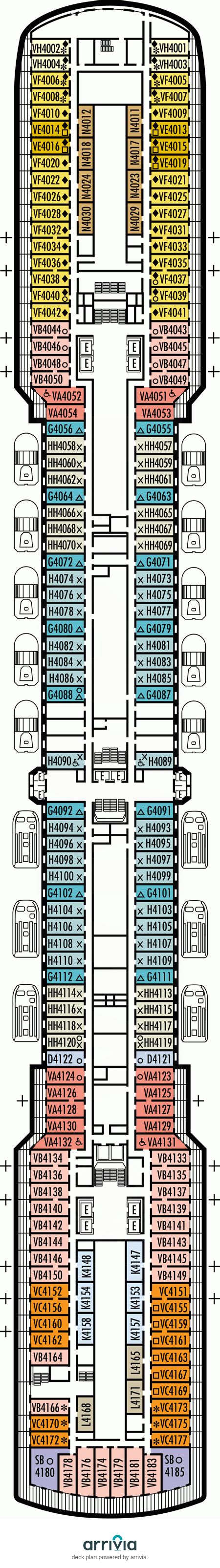 Upper Promenade on Westerdam | Westerdam Upper Promenade on CruiseCheap.com