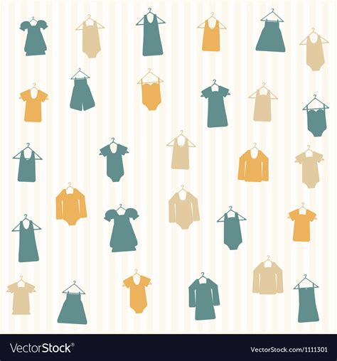 Cloth seamless pattern Royalty Free Vector Image