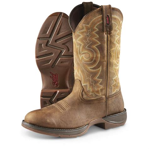 Durango Rebel Cowboy Boots, Tan / Goldenrod - 650646, Cowboy & Western ...