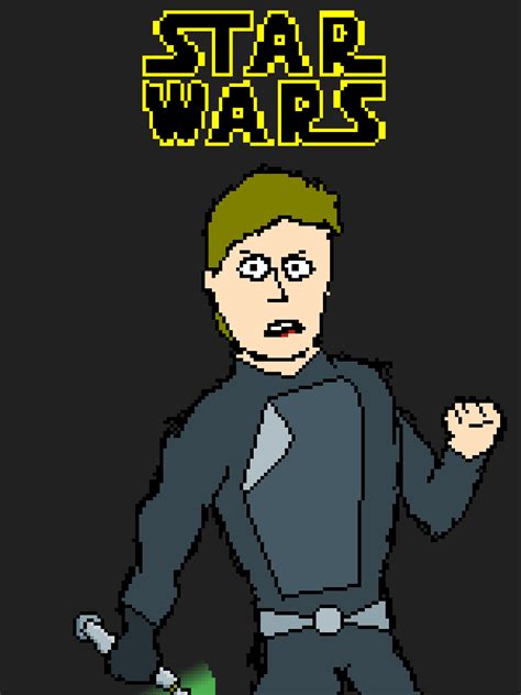 Pixilart - Luke Skywalker Pixel Art by Pixel-Lord-12