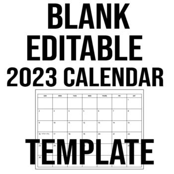 printable blank calendar template editable monthly to do list excel - blank calendar fotolip ...