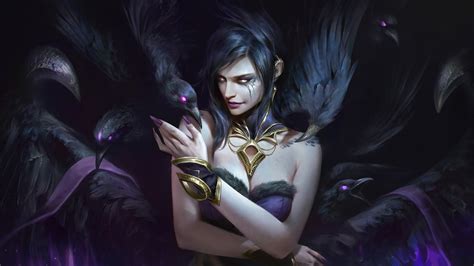 Morgana LoL Fan Art 4K #3581i Wallpaper iPhone Phone