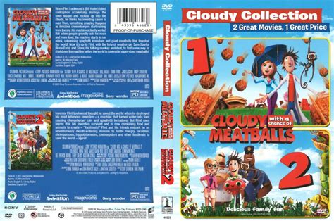 Cloudy with a Chance of Meatballs: Cloudy Collection dvd cover (2015) R1