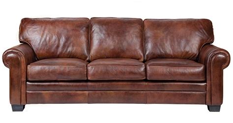 Genuine Leather Queen Sleeper Sofa | Baci Living Room