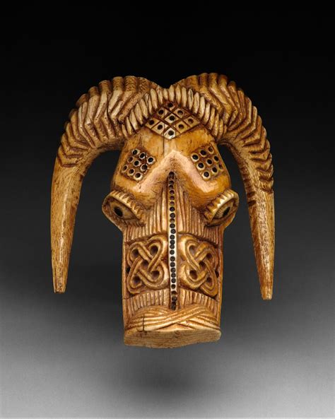 Orufanran Costume Attachment: Ram Head | Yoruba peoples, Owo group | The Metropolitan Museum of Art