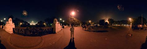 Victoria Memorial on Diwali Night 360 Panorama | 360Cities