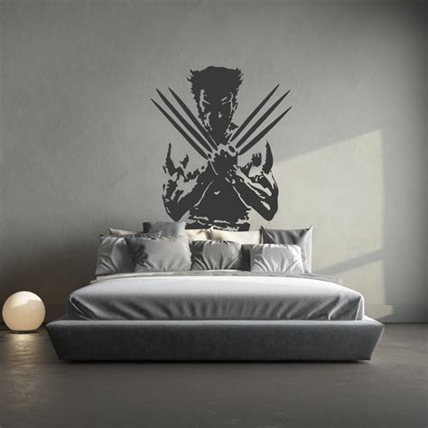 WOLVERINE X-MEN Removable Vinyl Wall Decal Stickers Home Room Decor Art ...