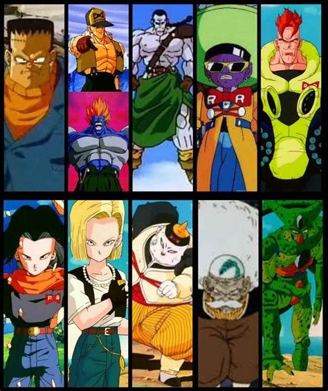 All the androids of Dragon Ball & Dragon Ball Z | Dragon ball z, Dragon ball super, Dragon ball