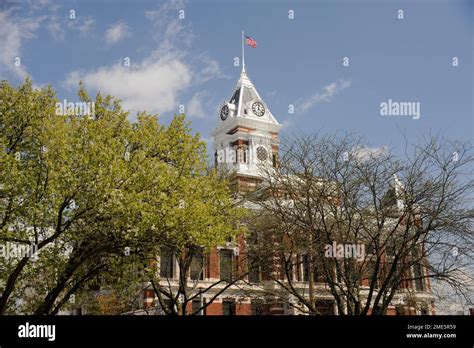 Courthouse in Johnson County, Franklin, Indiana Stock Photo - Alamy