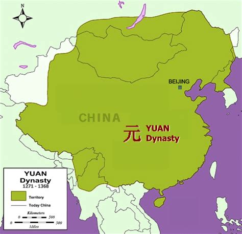 Yuan Dynasty Map