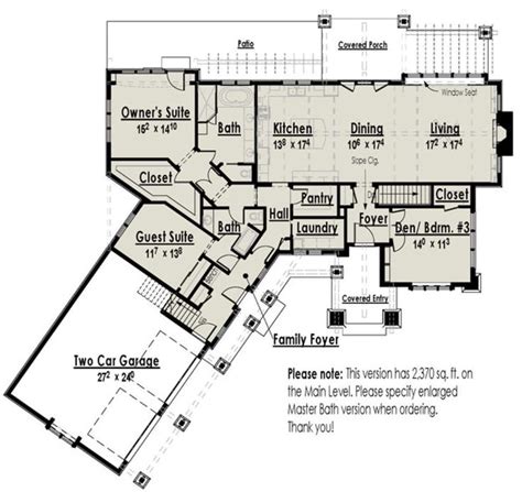 House Plan 7806-00003 - Lake Front Plan: 2,221 Square Feet, 2-3 ...