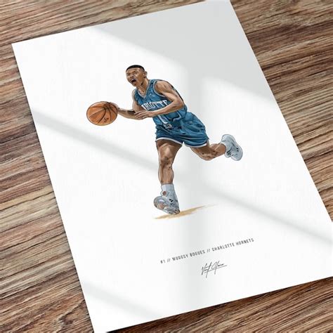 Muggsy Bogues Hornets - Etsy