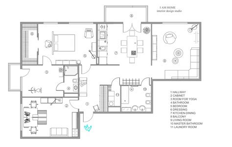 modern-apartment-floorplan | Interior Design Ideas