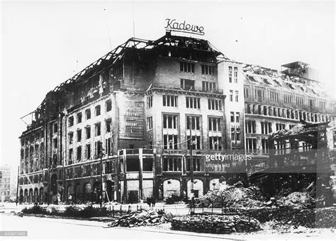 Germany, Berlin. Ruins of the KaDeWe department store. 1943 | Berlin ...