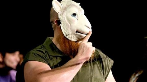 The Wyatt Family's second "son", Erick Rowan in his sheep mask. | Male ...